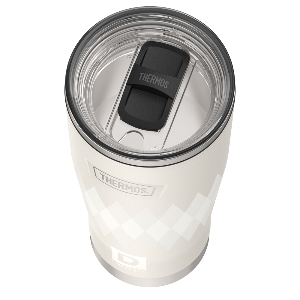 IS1156DCAR_ICON_18oz_Tumbler_DukeCannon_Sandstone_Argyle_LidInset_Open_R1_PDP_3d812837-0e85-4e00-8a21-40759d978c9e.png