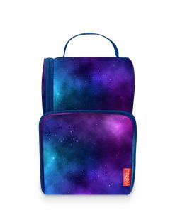 Tween Dual Lunch Box Galaxy Navy/purple